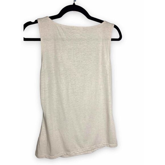 Cable and Gauge Shimmery Sleeveless Blouse - Picture 4 of 4